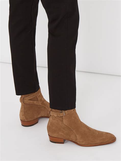 ysl jodhpur boots men's|yves saint laurent wyatt jodhpur.